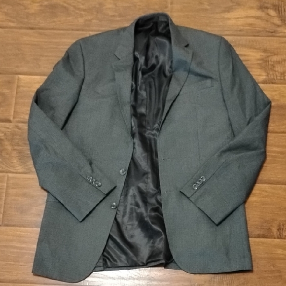 Unlisted by Kenneth Cole Charcoal Blazer - Picture 1 of 8